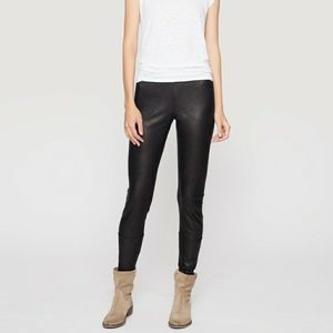 Johnny Was black vegan leather leggings